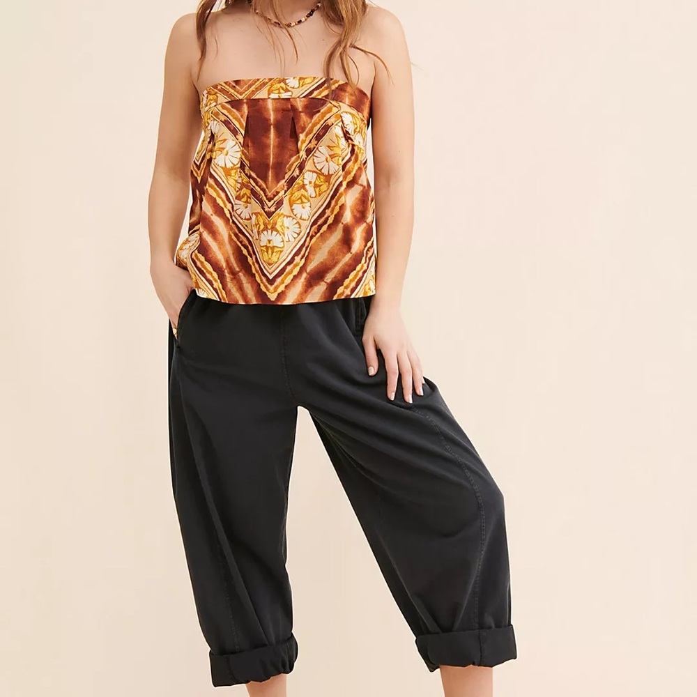 Kendra Print Strapless Top Free People